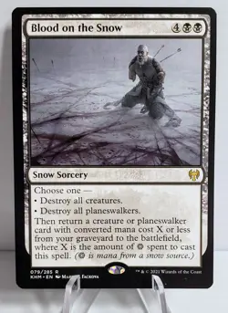 X 1 Blood on the Snow NM-M Kaldheim MTG Magic The Gathering - Image 1