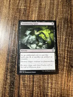 MTG Magic the Gathering Annihilating Glare (80/493) Phyrexia All Will Be One NM - Image 1