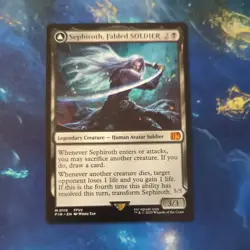 Sephiroth Fabled Soldier/One Winged Angel Final Fantasy Magic the Gathering - Image 1