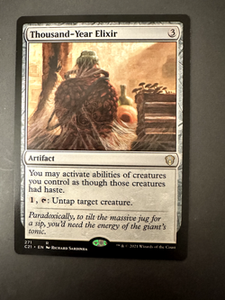 MTG Tousand-Year Elixir #271 Commander 2021 (C21) NM - Image 1