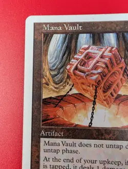 Mana Vault 5th Edition 1997 MTG Magic Lightly Played Mark Tedin Art - Image 5