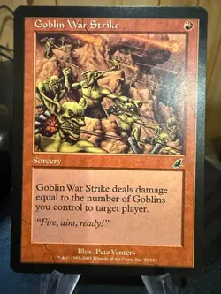 MTG Magic the Gathering Scourge Goblin War Strike - Image 1