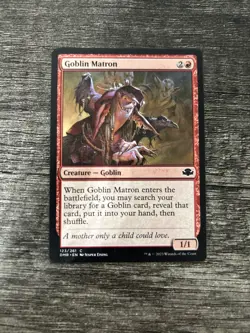 MTG 1x Goblin Matron x1 NM Dominaria Remastered - Image 1