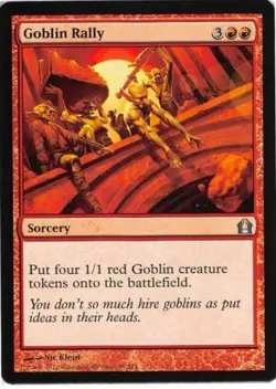 X4 Goblin Rally Return to Ravnica LP/NM Magic the Gathering DNA GAMES - Image 1