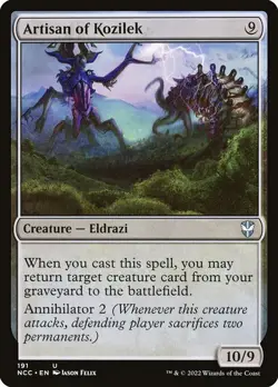 1x Artisan of Kozilek NM Eng MTG - New Capenna Commander - Image 1