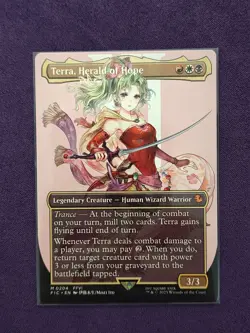 MTG Final Fantasy English Terra, Herald of Hope Borderless 0204 Non-Foil FIC - Image 1