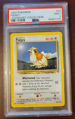PSA 9 MINT 2002 POKEMON LEGENDARY COLLECTION PIDGEY #85 *Case Wear* - Image 1