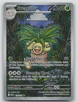 Pokemon Card Exeggutor Illustration Rare ME01: Mega Evolution 135/132 NM - Image 1