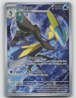Pokemon Card Inteleon - Illustration Rare ME01: Mega Evolution 142/132 NM - Image 1