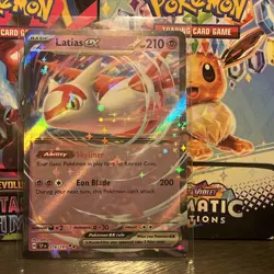 Pokemon TCG - Surging Sparks - Latias EX - Double Rare Card - 076/191 confetti - Image 2