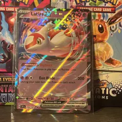 Pokemon TCG - Surging Sparks - Latias EX - Double Rare Card - 076/191 confetti - Image 3