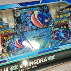 Pokemon Greninja ex & Kingdra ex Special Collection - New & Sealed - Image 3