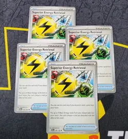 4x Pokemon TCG Superior Energy Retrieval Paldea Evolved 189/193 Uncommon Playset - Image 1