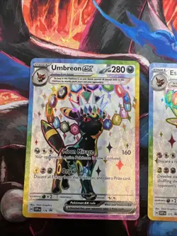 Pokemon TCG Umbreon Ex Espeon Ex Svp 175 176 Promo Pair NM Prismatic Evolution - Image 2