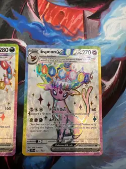Pokemon TCG Umbreon Ex Espeon Ex Svp 175 176 Promo Pair NM Prismatic Evolution - Image 3