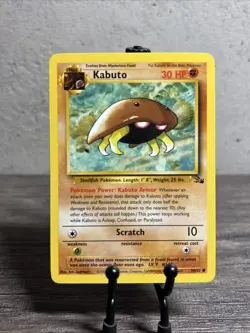 Kabuto 50/62 Fossil-Unlimited Edition Regular-Pokemon TCG-Fast Shipping-LP!! - Image 1