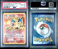 2021 POKEMON CELEBRATIONS CLASSIC COLL #4 CHARIZARD-HOLO PSA 10 - Image 3