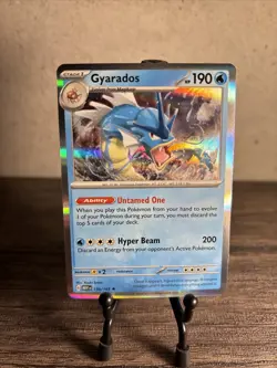 Gyarados 130/165 - Pokemon TCG Scarlet & Violet 151 - NM - HOLO RARE!! - Image 1