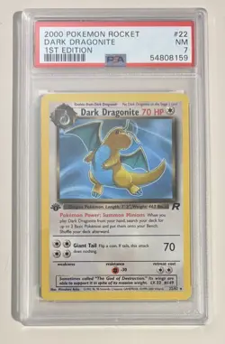 Dark Dragonite 22/82 Team Rocket Regular for sale online - Image 1