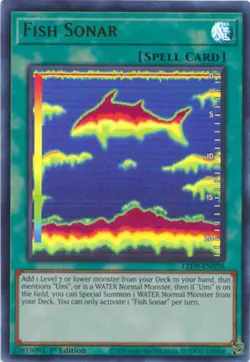 Near Mint Fish Sonar - LED9-EN020 - Ultra Rare - 1st Edition - YuGiOh - Image 1