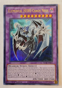 Yu-Gi-Oh Elemental HERO Chaos Neos Ultra Rare 1st Edition BLAR-EN055 - Image 1