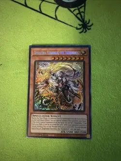 Yu-Gi-Oh Dogmatika Fleurdelis, the Thunderbolt *SECRET RARE* DOOD-EN026 1st Ed M - Image 1