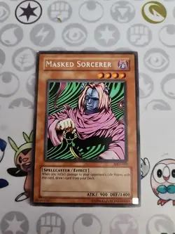 Yu-Gi-Oh! TCG Masked Sorcerer Metal Raiders MRD-019 Unlimited Rare - Image 1