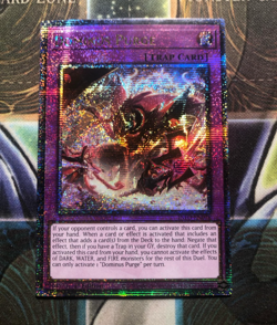 *** DOMINUS PURGE *** QUARTER CENTURY SECRET RARE INFO-EN078 YUGIOH! - Image 1