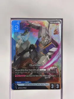 GD01-001 Gundam LR - Gundam Card Game TCG Rare Textured - Image 1