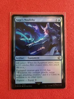 Sage's Nouliths Final Fantasy Foil FIN 70 MTG Artifact Blue - Image 1