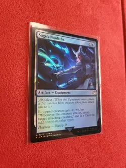 Sage's Nouliths Final Fantasy Foil FIN 70 MTG Artifact Blue - Image 2