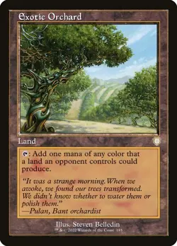 1x Exotic Orchard - Retro Frame NM Eng MTG - Brothers War Commander - Image 1