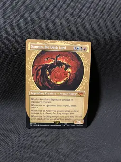 SAURON, THE DARK LORD (SHOWCASE)(329) The Lord Of The Rings Magic MTG NEAR MINT - Image 1