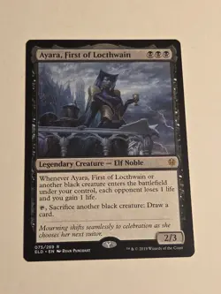 Ayara, First of Locthwain X1 ELD MTG 75/269 R Throne of Eldraine - Image 1