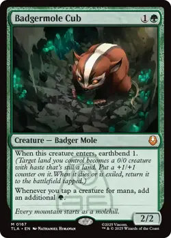 Badgermole Cub [Avatar: The Last Airbender] Near Mint - Image 1