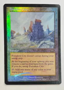 MTG FORSAKEN CITY (FOIL) Planeshift (OldManMTG 003-617) - Image 1