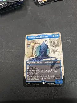 Wan Shi Tong, Librarian (Borderless) #320 (NM) TLA Magic MTG - Image 1