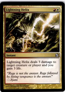 MTG Lightning Helix Duel Decks: Ajani vs. Nicol Bolas Uncommon #23 - Image 1