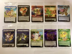 MTG Final Fantasy Plastic Tokens Complete Set of 10 JPN limited FF Family Mart - Image 1