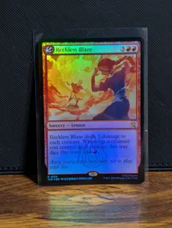 MTG FOIL Reckless Blaze - Avatar: The Last Airbender Eternal #124 - Image 1