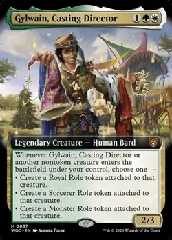 Gylwain, Casting Director - Foil Extended Art WOC NM MTG - Image 1