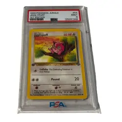 1999 PSA 9 Pokemon Jungle Jigglypuff 1st Edition #54 Graded - Image 1
