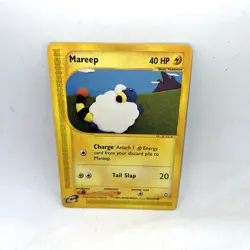 Pokemon TCG Mareep Regular 93/147 Aquapolis Card - Image 1