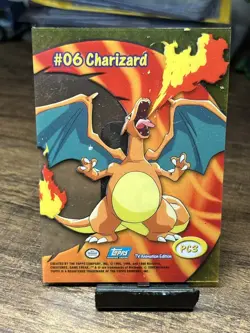 DA108061 2000 - Topps - Pokemon TV Animation Edition - Charizard Clear #PC3 - Image 2