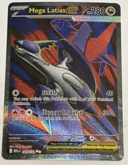 Pokemon Mega Evolutions Mega Latias Ex 163/132 NM Condition - Image 1