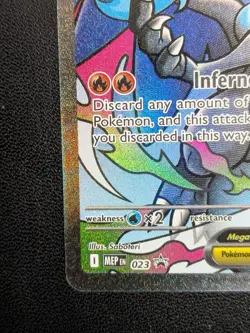 Mega Charizard X ex MEP 023 - Pokemon TCG UPC Promo - Image 4