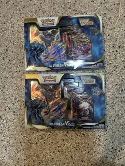 Lot Of 2 Pokemon TCG Origin Forme Dialga VSTAR Premium Collection Box New Sealed - Image 1