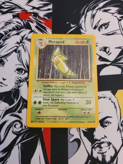 METAPOD - 54/102 - Base Set - Pokemon Card - LP - Image 1