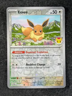 2025 Pokemon EEVEE #074/131 Prismatic Evolutions Pokemon Day Promo English (A) - Image 1