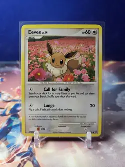 Pokemon TCG Majestic Dawn Common Eevee (62) #62/100 LP - Image 1